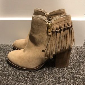 Aldo fringe booties